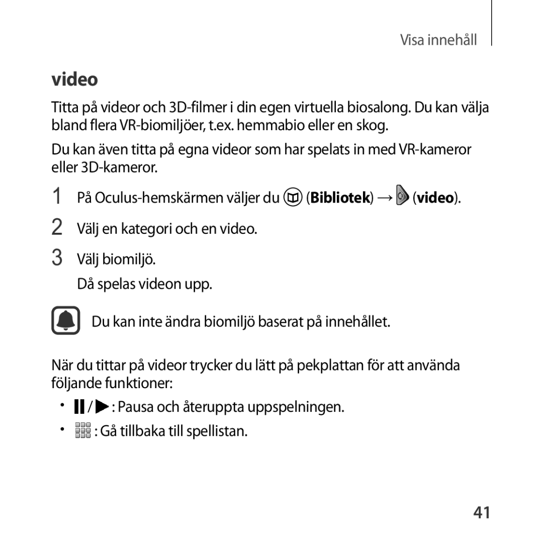 Samsung SM-R323NBKANEE manual Video 