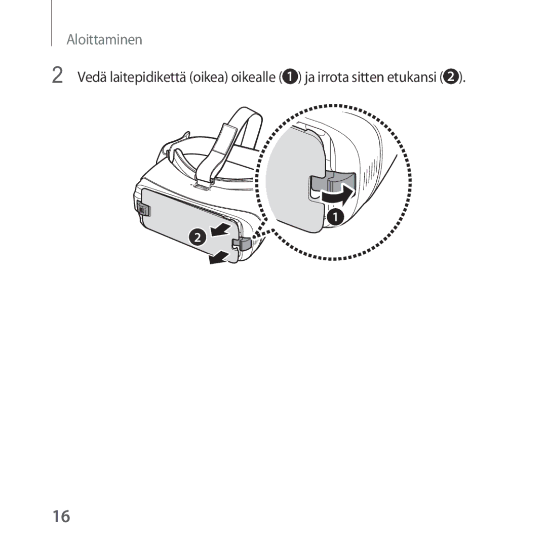 Samsung SM-R323NBKANEE manual Aloittaminen 