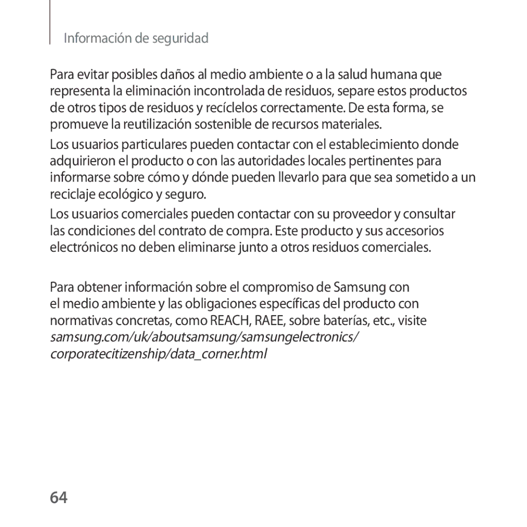 Samsung SM-R323NBKAPHE manual Información de seguridad 