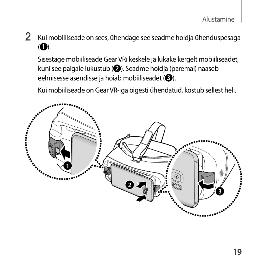 Samsung SM-R323NBKASEB manual Alustamine 