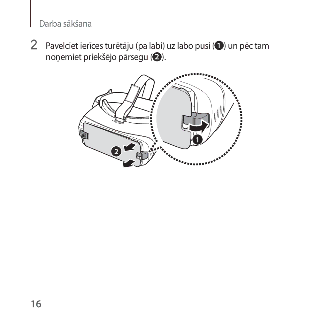 Samsung SM-R323NBKASEB manual Darba sākšana 