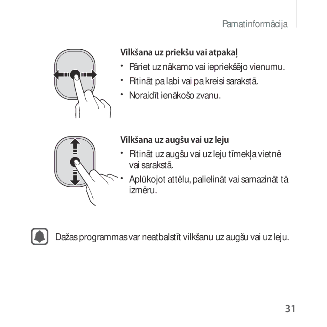 Samsung SM-R323NBKASEB manual Vai sarakstā, Izmēru 