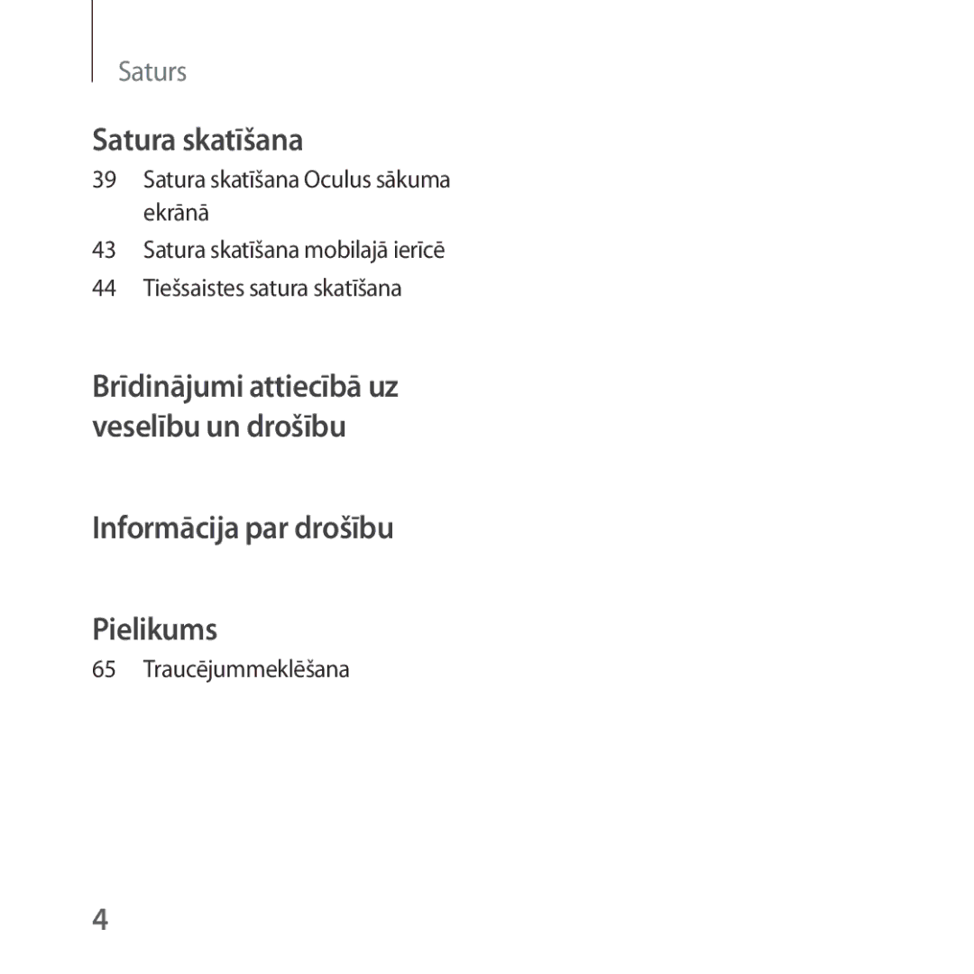 Samsung SM-R323NBKASEB manual Informācija par drošību Pielikums 