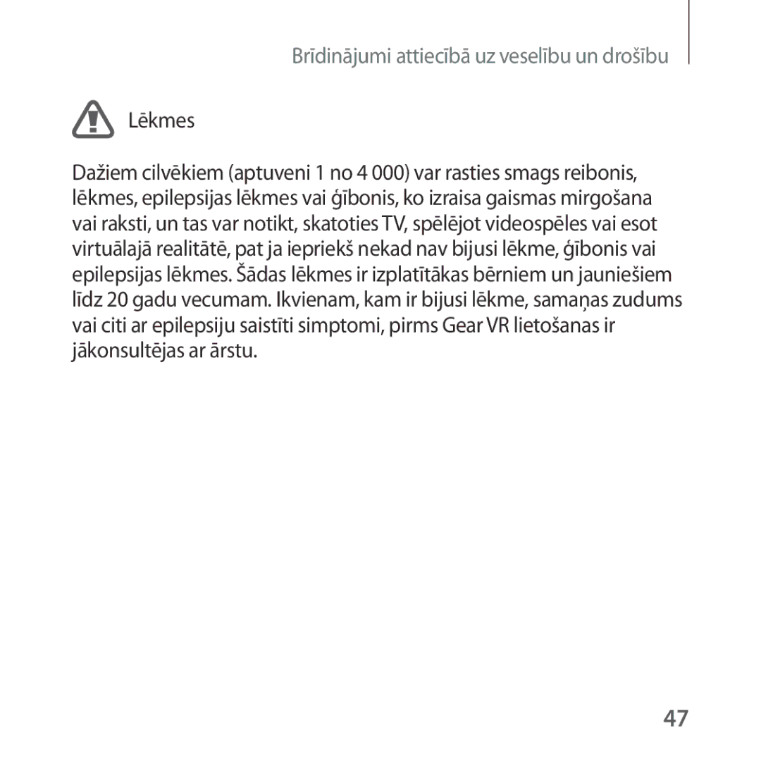 Samsung SM-R323NBKASEB manual Lēkmes 