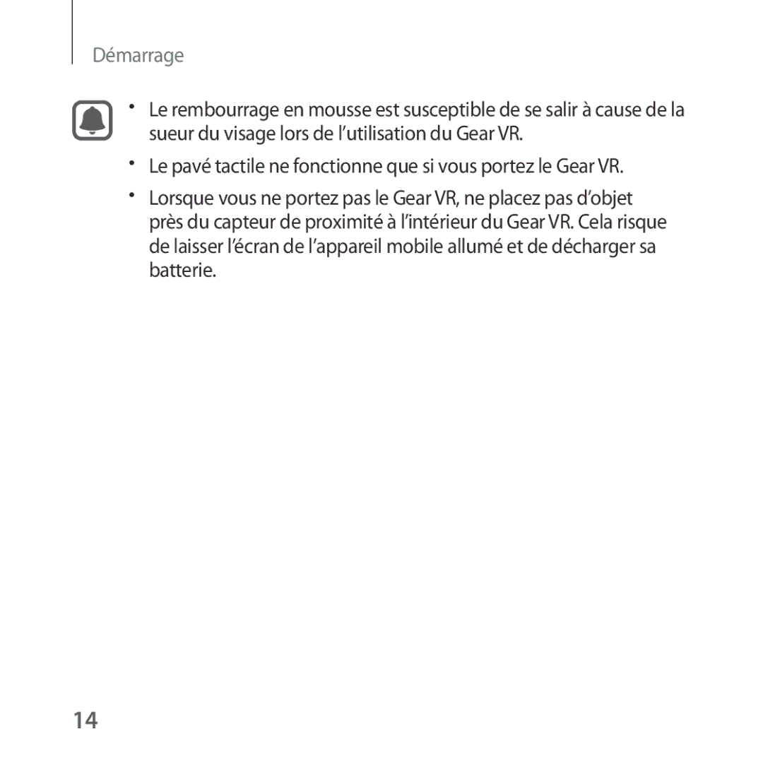 Samsung SM-R323NBKAXEF manual Démarrage 