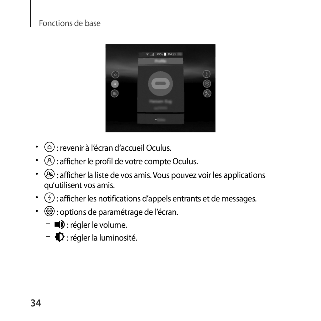 Samsung SM-R323NBKAXEF manual Fonctions de base 