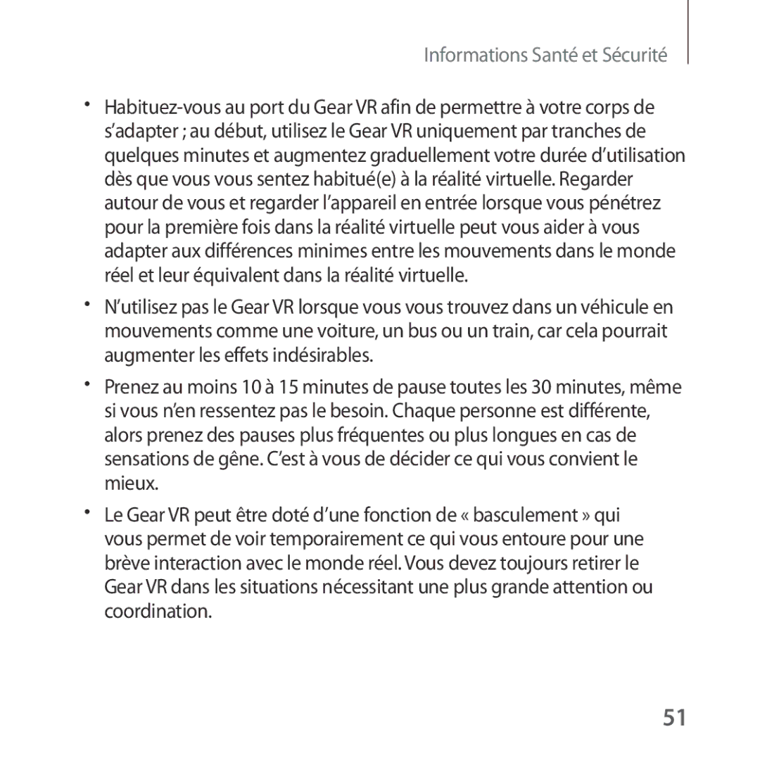 Samsung SM-R323NBKAXEF manual Informations Santé et Sécurité 