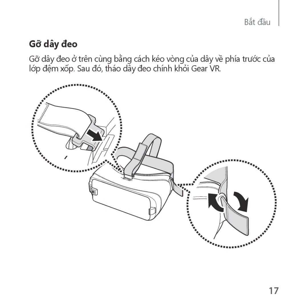 Samsung SM-R323NBKAXXV manual Gỡ dây đeo 