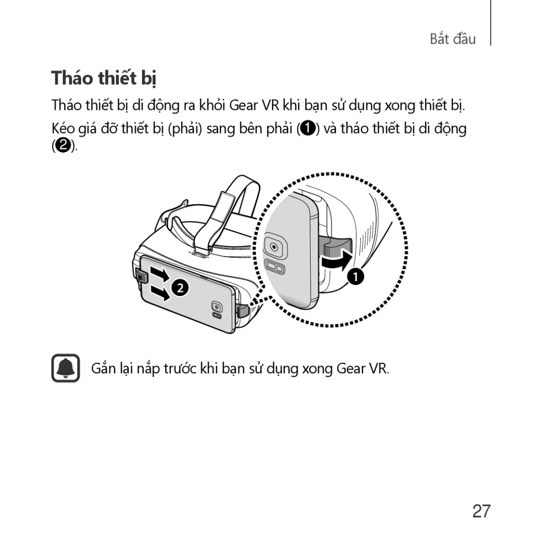 Samsung SM-R323NBKAXXV manual Tháo thiết bị 