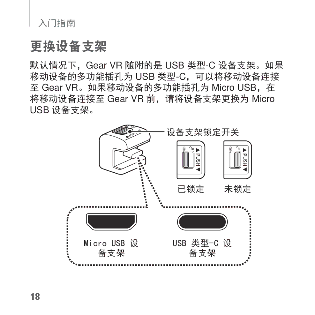 Samsung SM-R323NBKAXXV manual 更换设备支架 