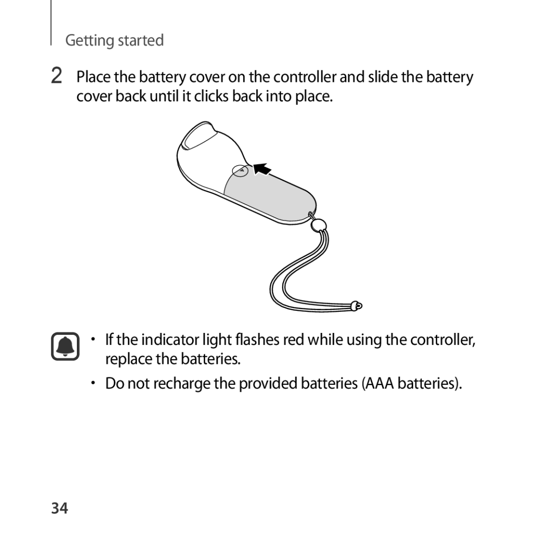 Samsung SM-R324NZAAITV, SM-R324NZAADBT, SM-R324NZAAXEF, SM-R324NZAAPHE, SM-R324NZAABGL, SM-R324NZAAXEZ manual Getting started 