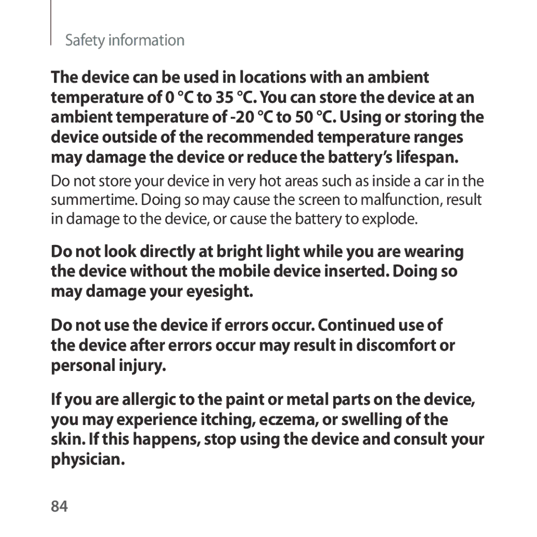 Samsung SM-R324NZAAEUR, SM-R324NZAADBT, SM-R324NZAAXEF, SM-R324NZAAITV, SM-R324NZAAPHE, SM-R324NZAABGL manual Safety information 