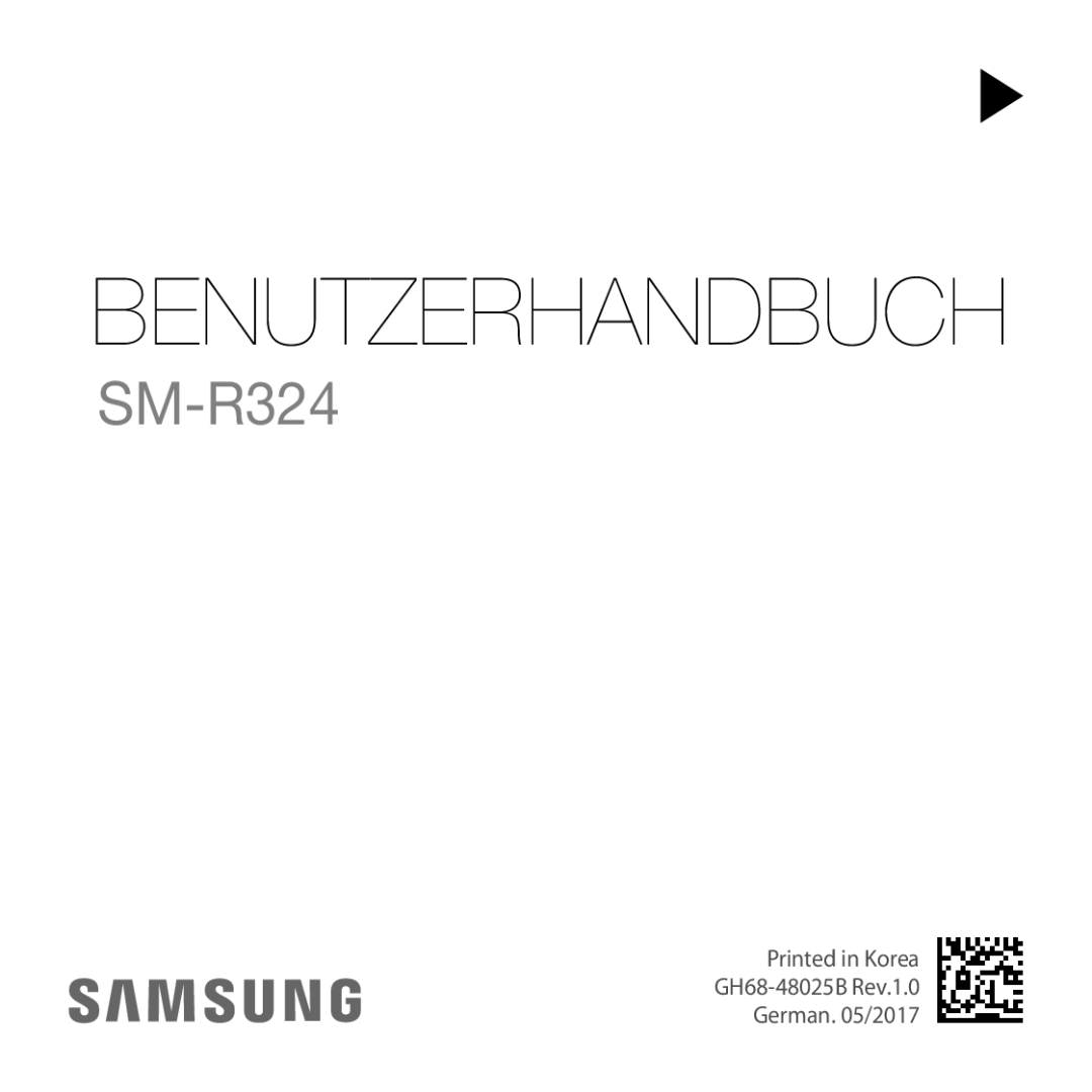 Samsung SM-R324NZAADBT manual Benutzerhandbuch 