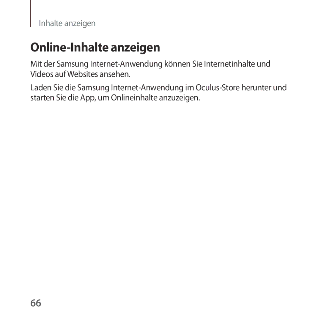 Samsung SM-R324NZAADBT manual Online-Inhalte anzeigen 