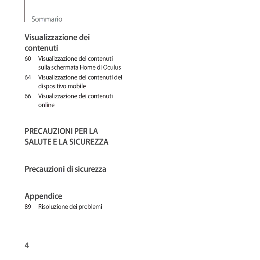 Samsung SM-R324NZAAITV manual Precauzioni di sicurezza Appendice 