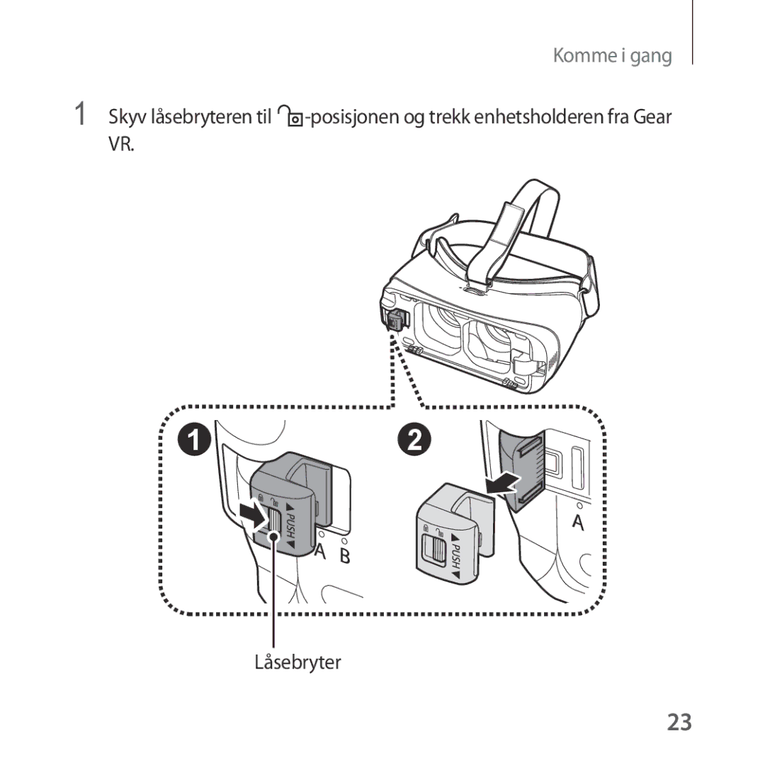 Samsung SM-R324NZAANEE manual Komme i gang 