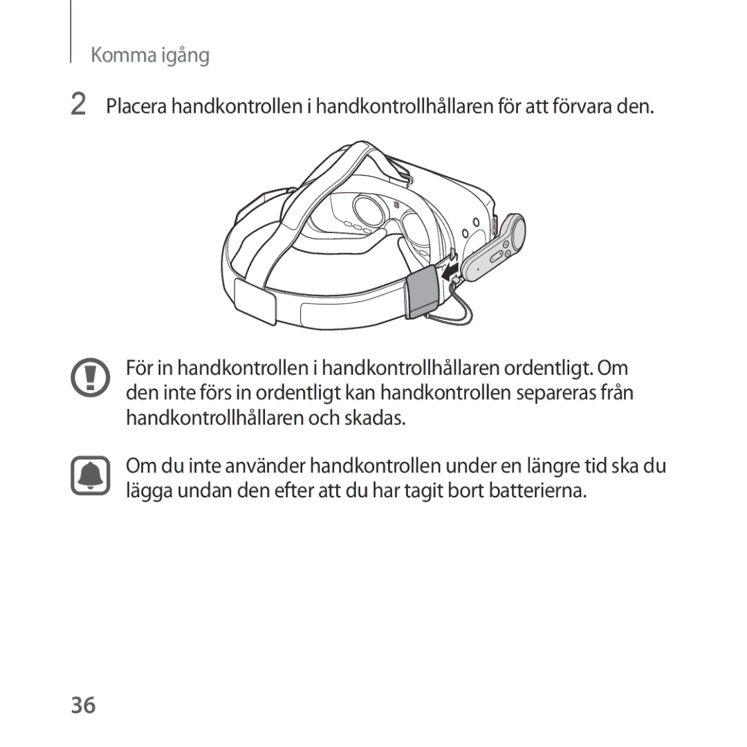 Samsung SM-R324NZAANEE manual Komma igång 