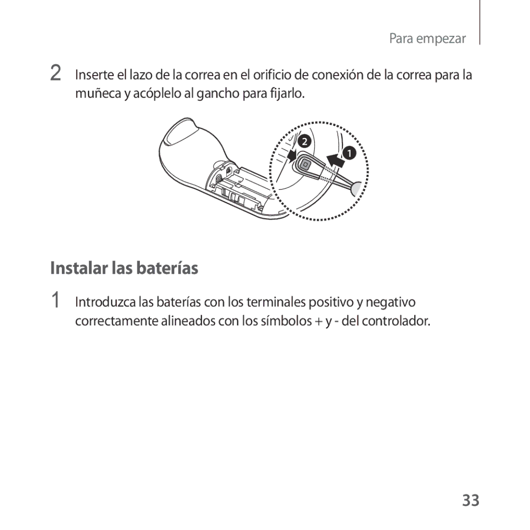 Samsung SM-R324NZAAPHE manual Instalar las baterías 