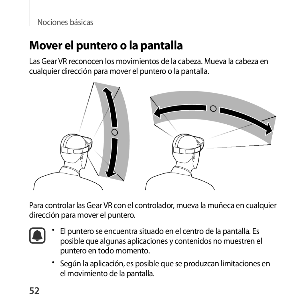 Samsung SM-R324NZAAPHE manual Mover el puntero o la pantalla 