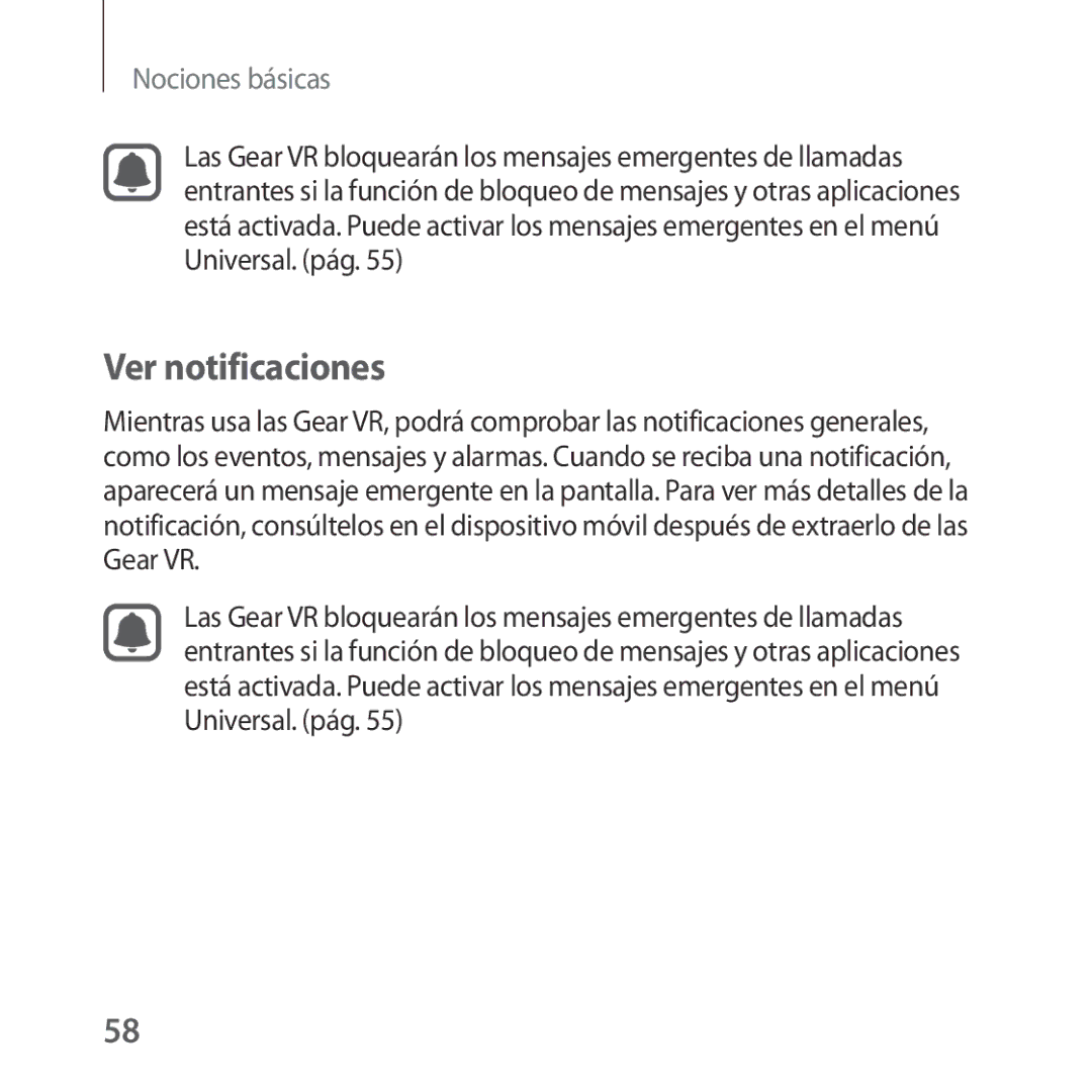 Samsung SM-R324NZAAPHE manual Ver notificaciones 