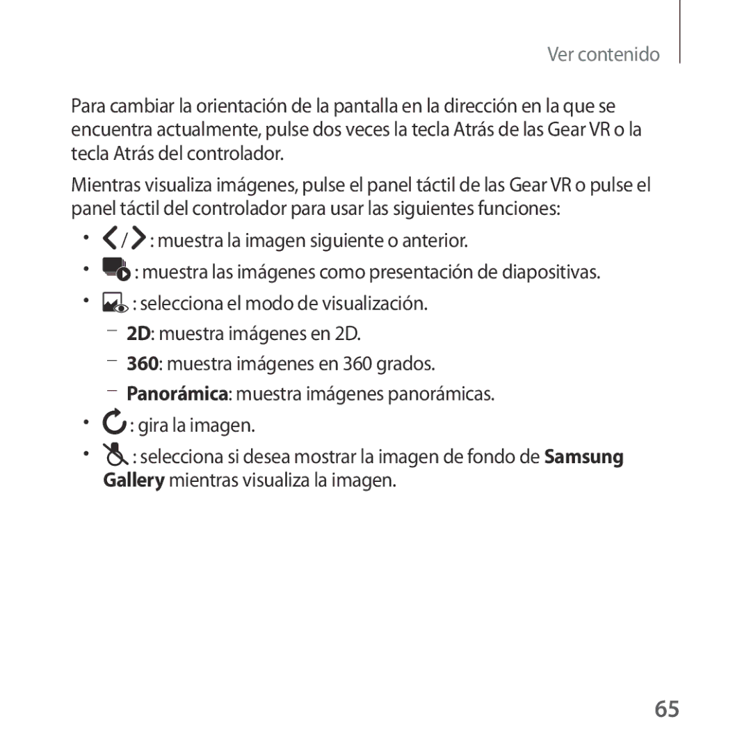 Samsung SM-R324NZAAPHE manual Ver contenido 