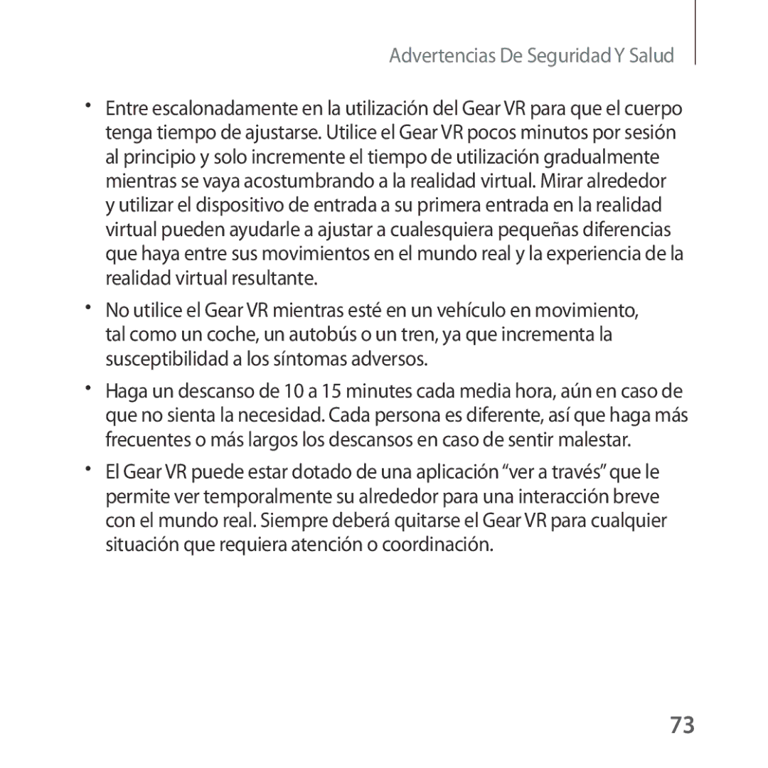 Samsung SM-R324NZAAPHE manual Advertencias De Seguridad Y Salud 