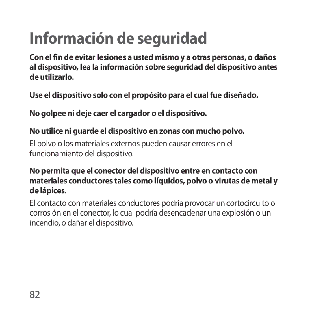 Samsung SM-R324NZAAPHE manual Información de seguridad 