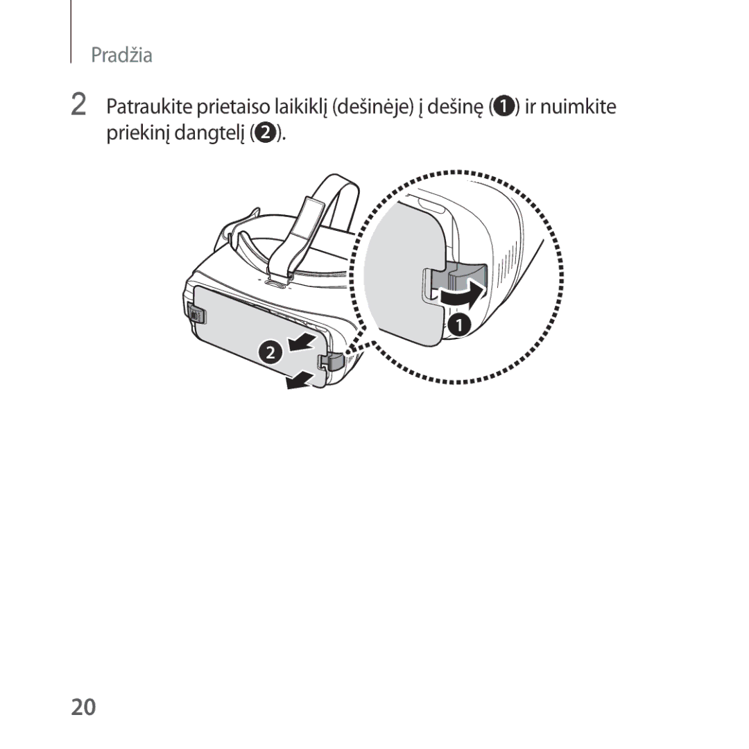 Samsung SM-R324NZAASEB manual Pradžia 