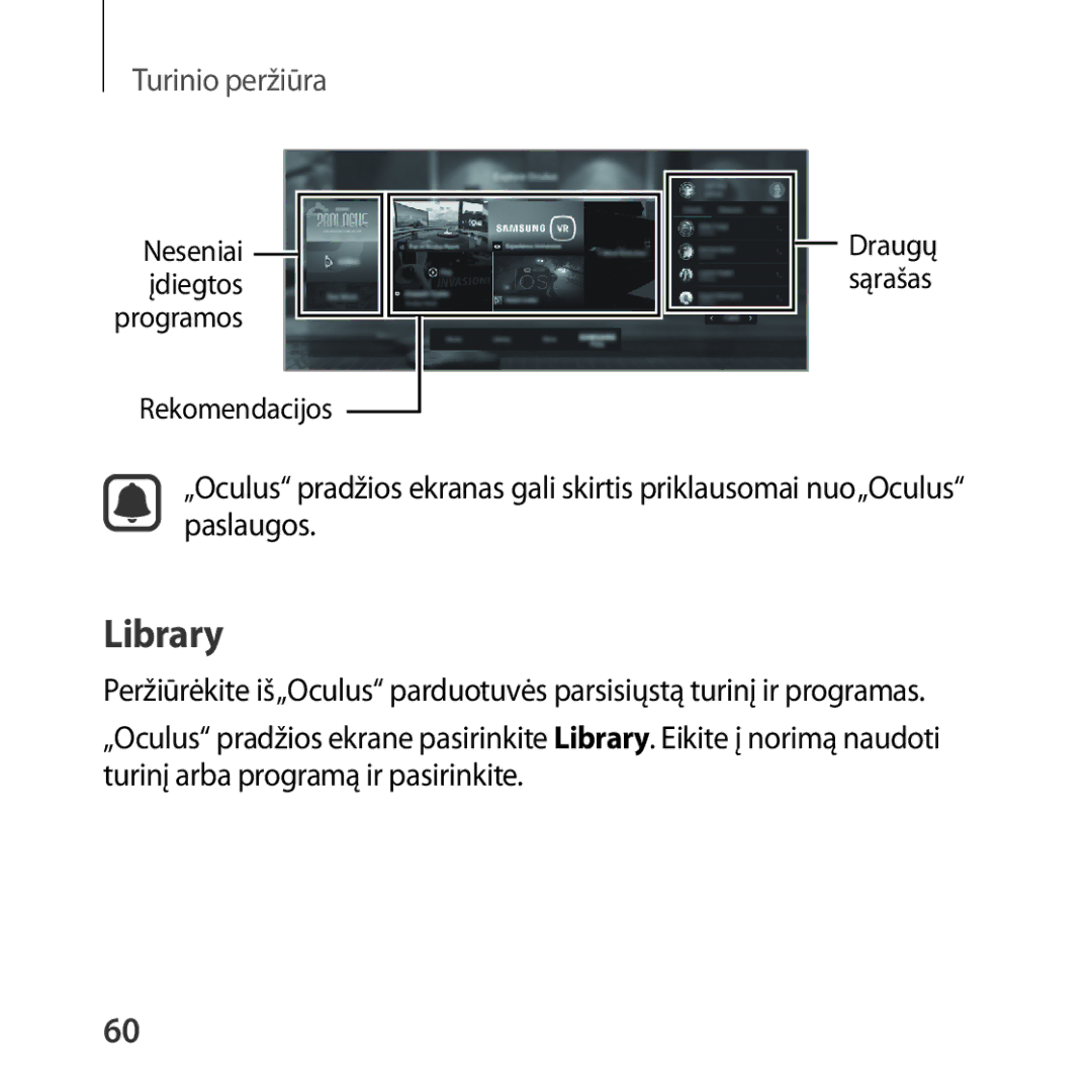 Samsung SM-R324NZAASEB manual Library, Turinio peržiūra 