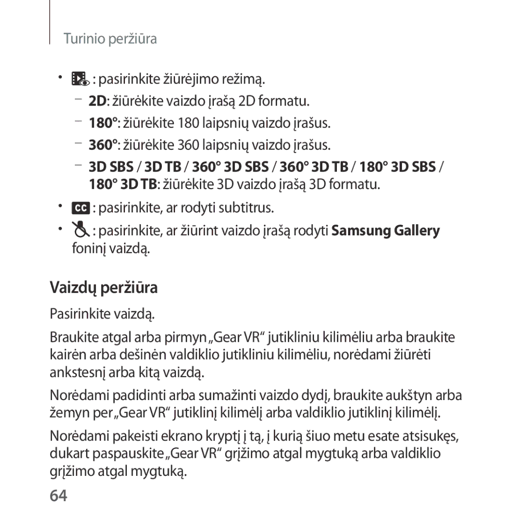 Samsung SM-R324NZAASEB manual Vaizdų peržiūra 