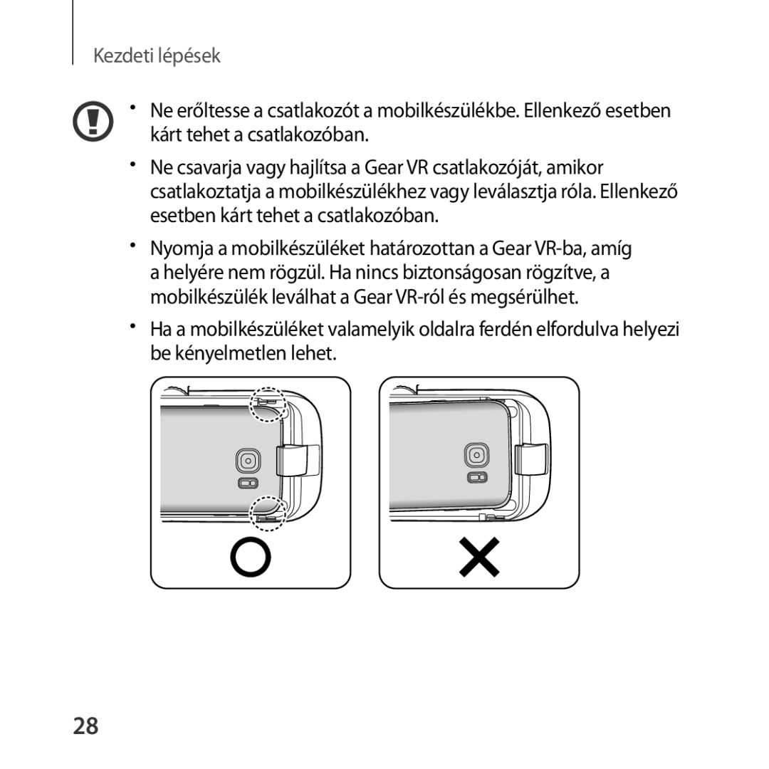 Samsung SM-R324NZAAXEH manual Kezdeti lépések 