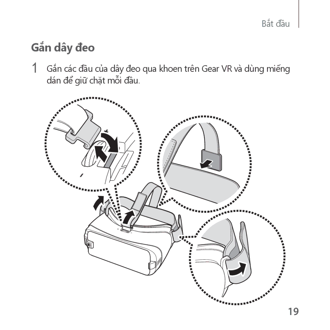 Samsung SM-R324NZAAXXV manual Gắn dây đeo 