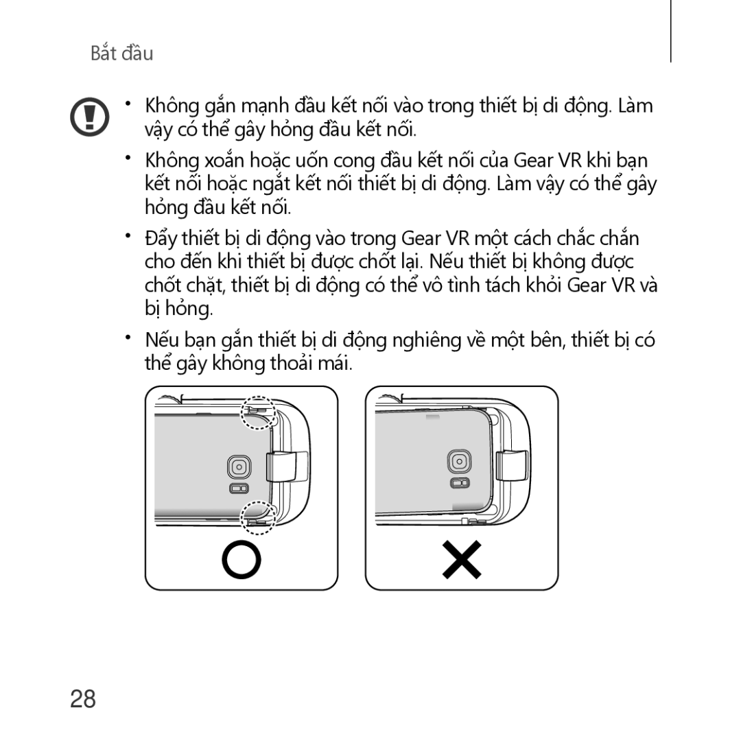 Samsung SM-R324NZAAXXV manual Bắt đầu 