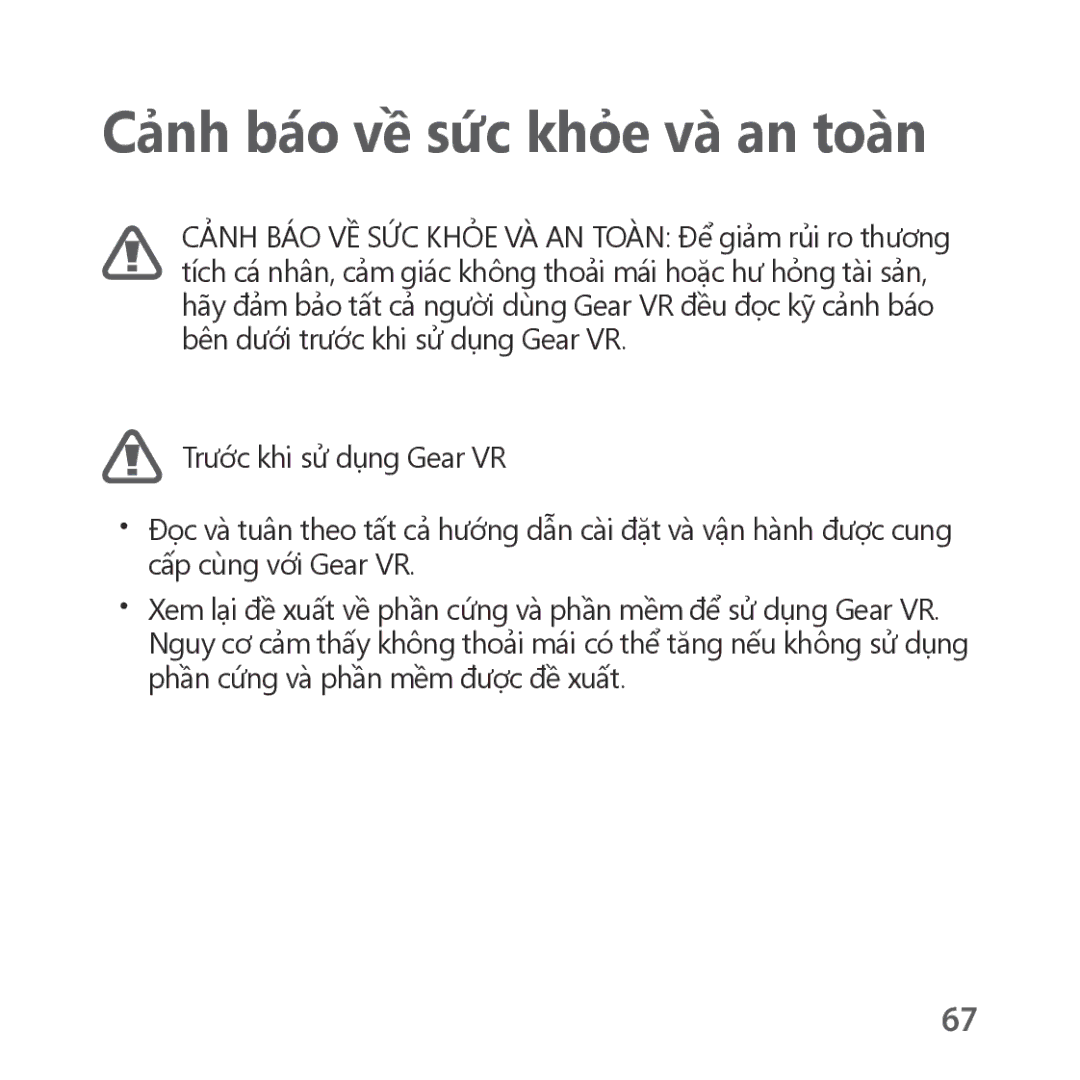 Samsung SM-R324NZAAXXV manual Cảnh báo về sức khỏe và an toàn 