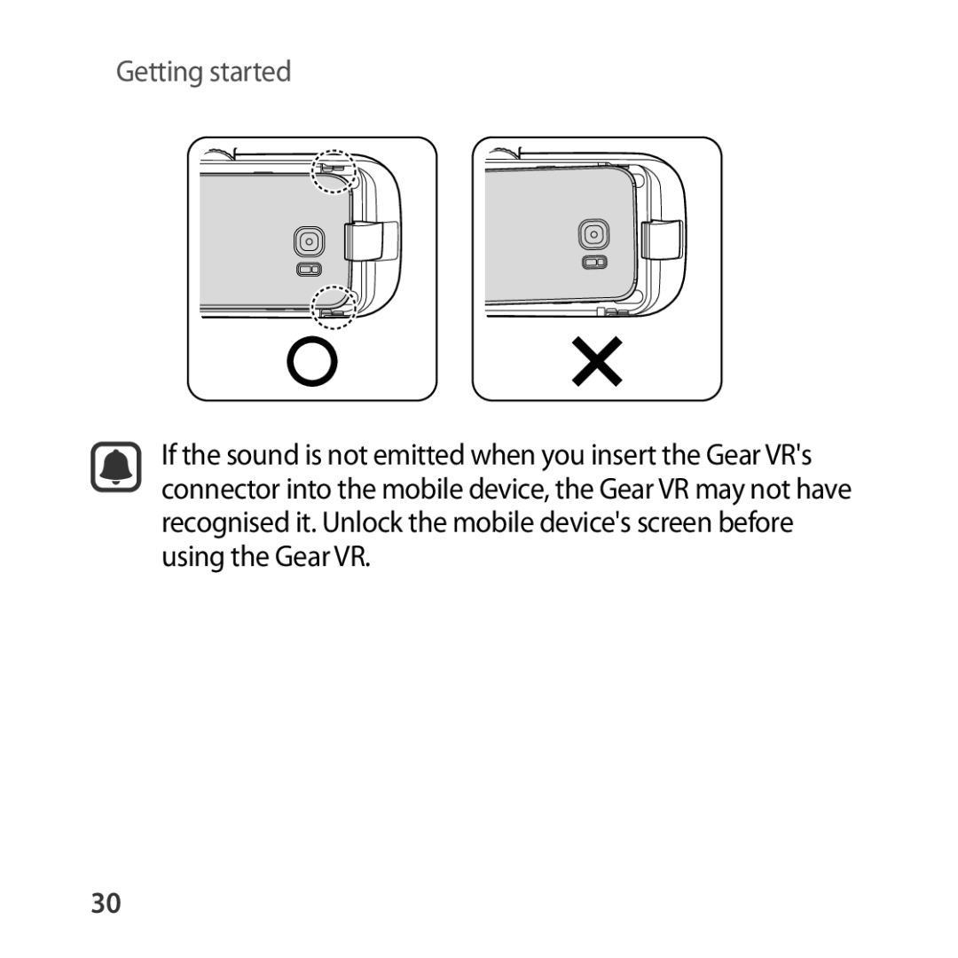 Samsung SM-R325NZVAXEF, SM-R325NZVADBT, SM-R325NZVAXJP, SM-R325NZVAITV, SM-R325NZVAPHE, SM-R325NZVAXXV manual Getting started 