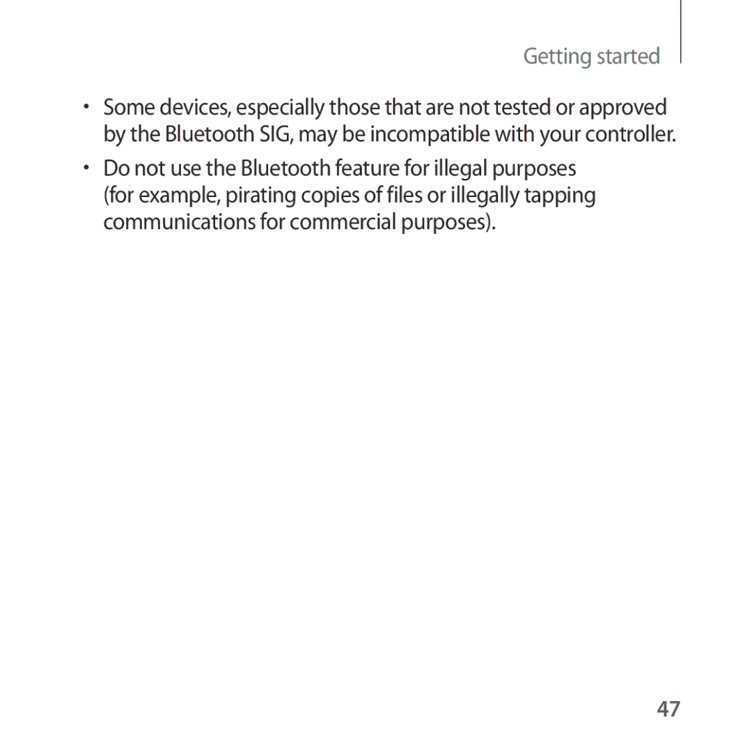 Samsung SM-R325NZVAITV, SM-R325NZVADBT, SM-R325NZVAXEF, SM-R325NZVAXJP, SM-R325NZVAPHE, SM-R325NZVAXXV manual Getting started 