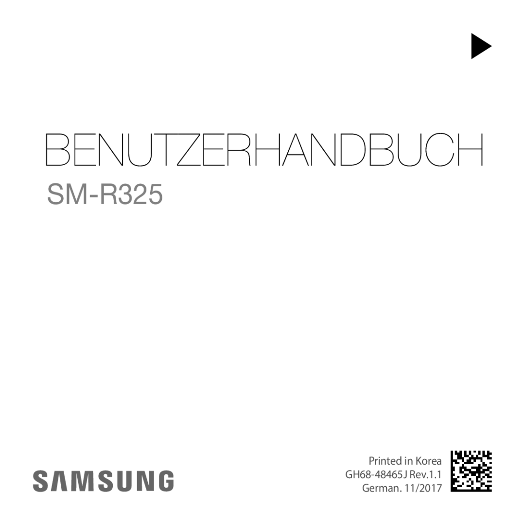 Samsung SM-R325NZVADBT manual Benutzerhandbuch 