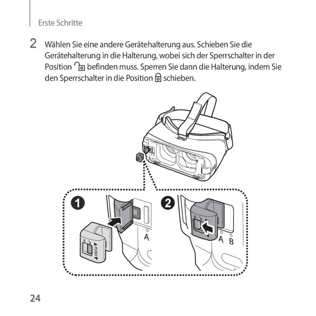 Samsung SM-R325NZVADBT manual Erste Schritte 