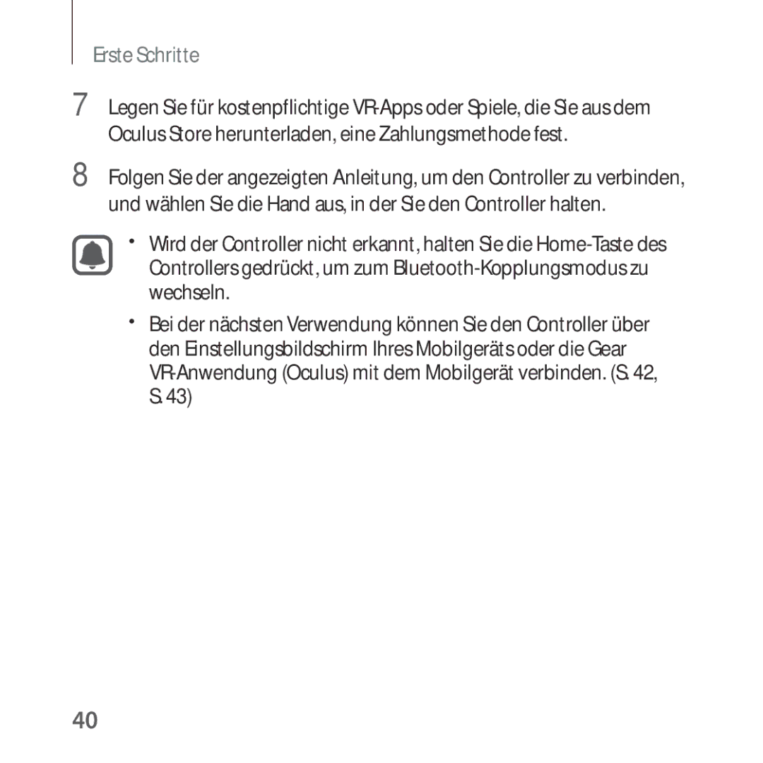 Samsung SM-R325NZVADBT manual Erste Schritte 