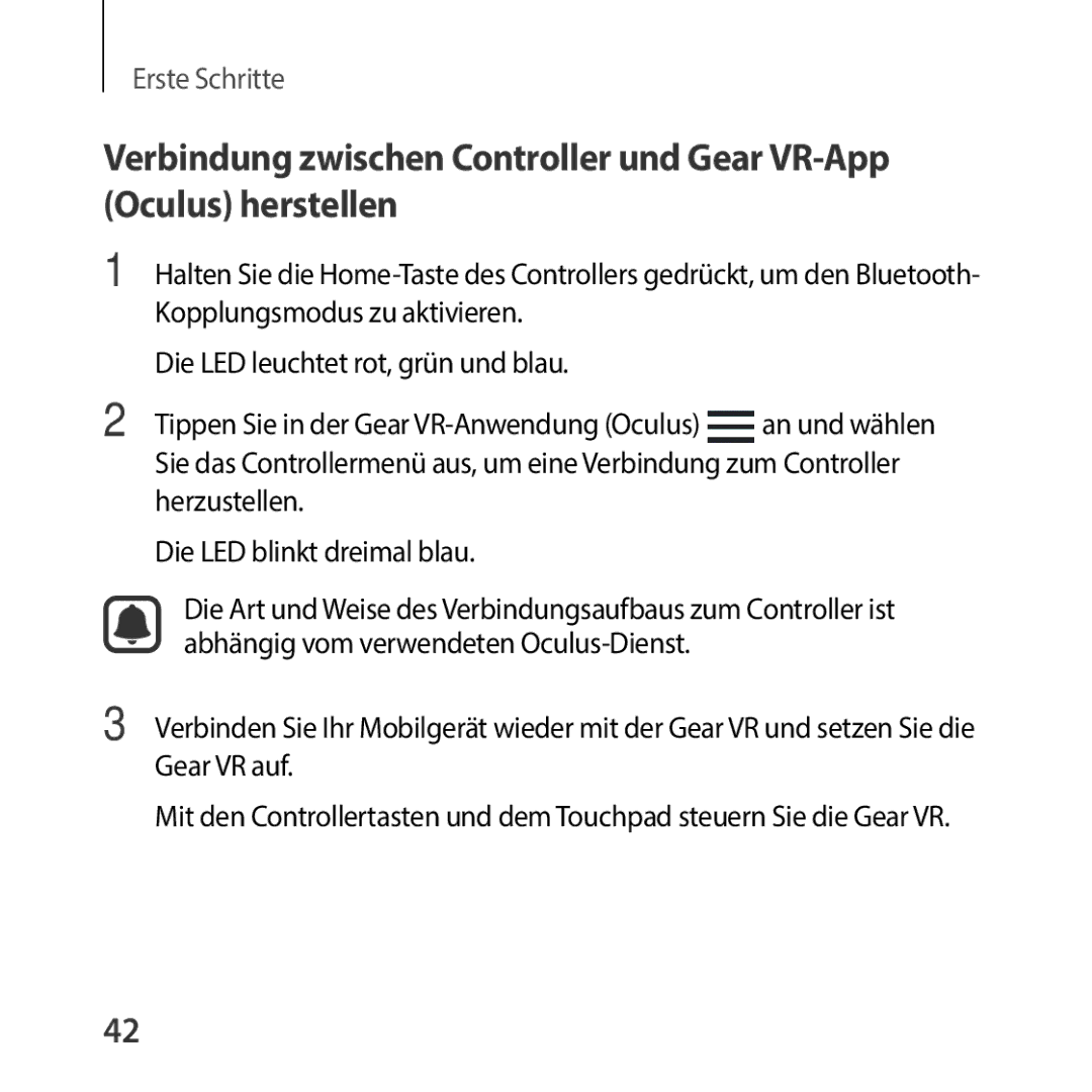 Samsung SM-R325NZVADBT manual Erste Schritte 