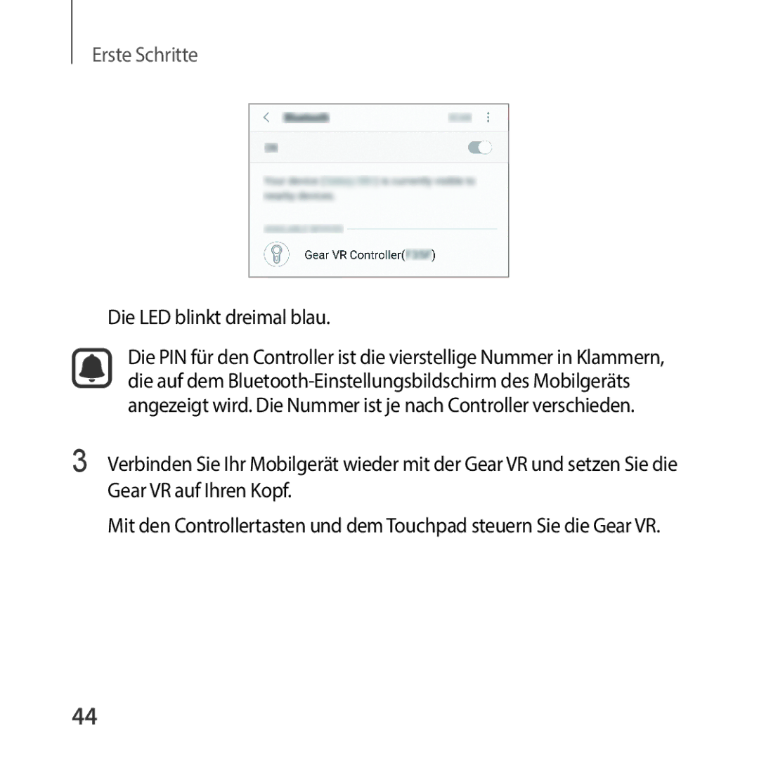 Samsung SM-R325NZVADBT manual Erste Schritte 