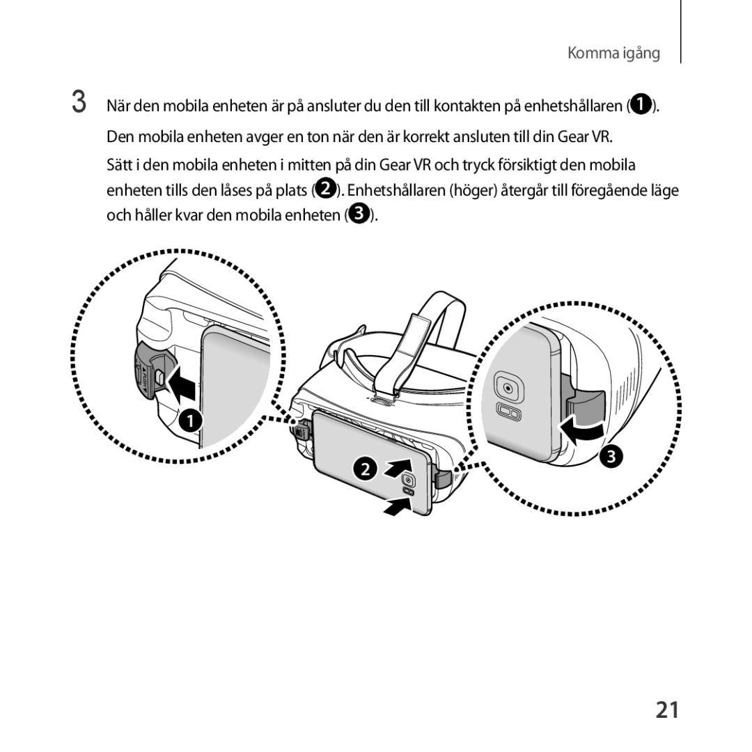 Samsung SM-R325NZVANEE manual Komma igång 