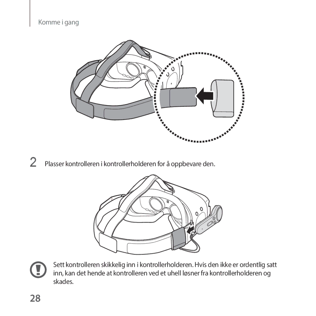 Samsung SM-R325NZVANEE manual Komme i gang 