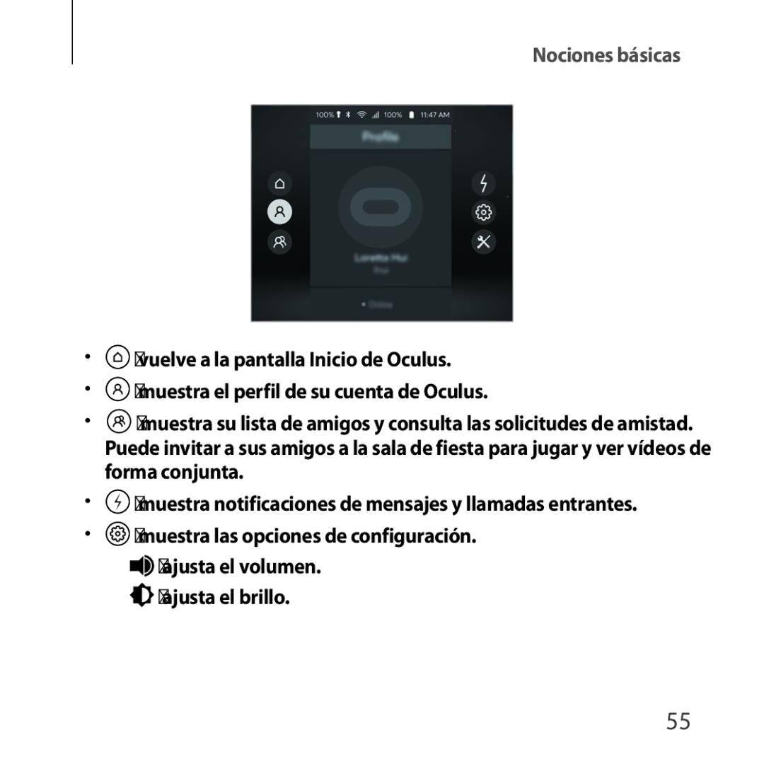 Samsung SM-R325NZVAPHE manual Nociones básicas 