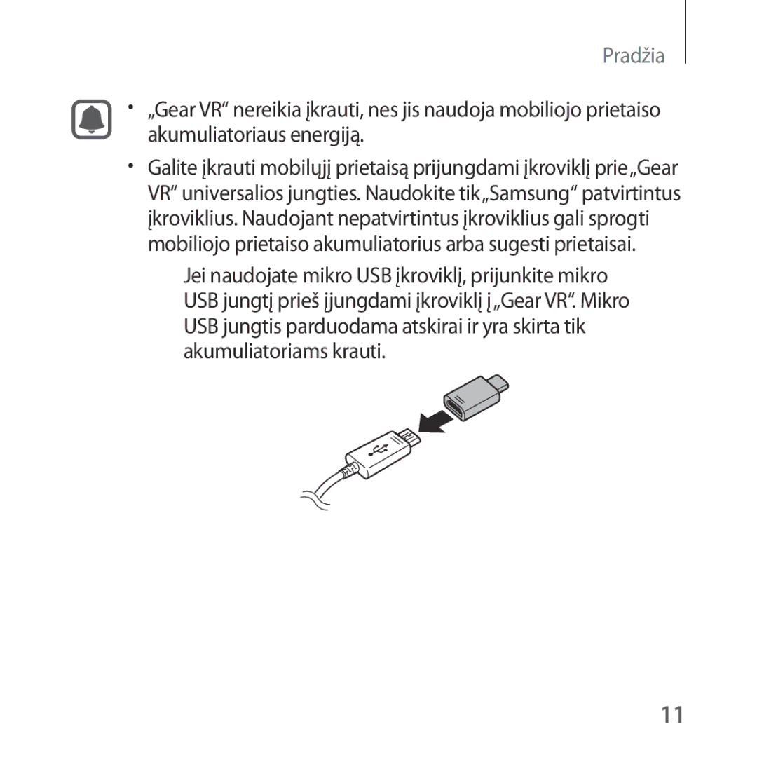 Samsung SM-R325NZVASEB manual Pradžia 