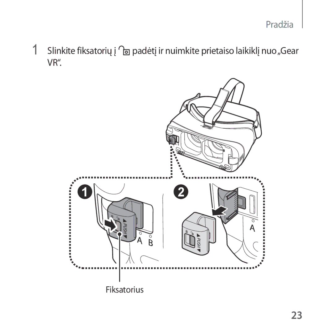 Samsung SM-R325NZVASEB manual Fiksatorius 