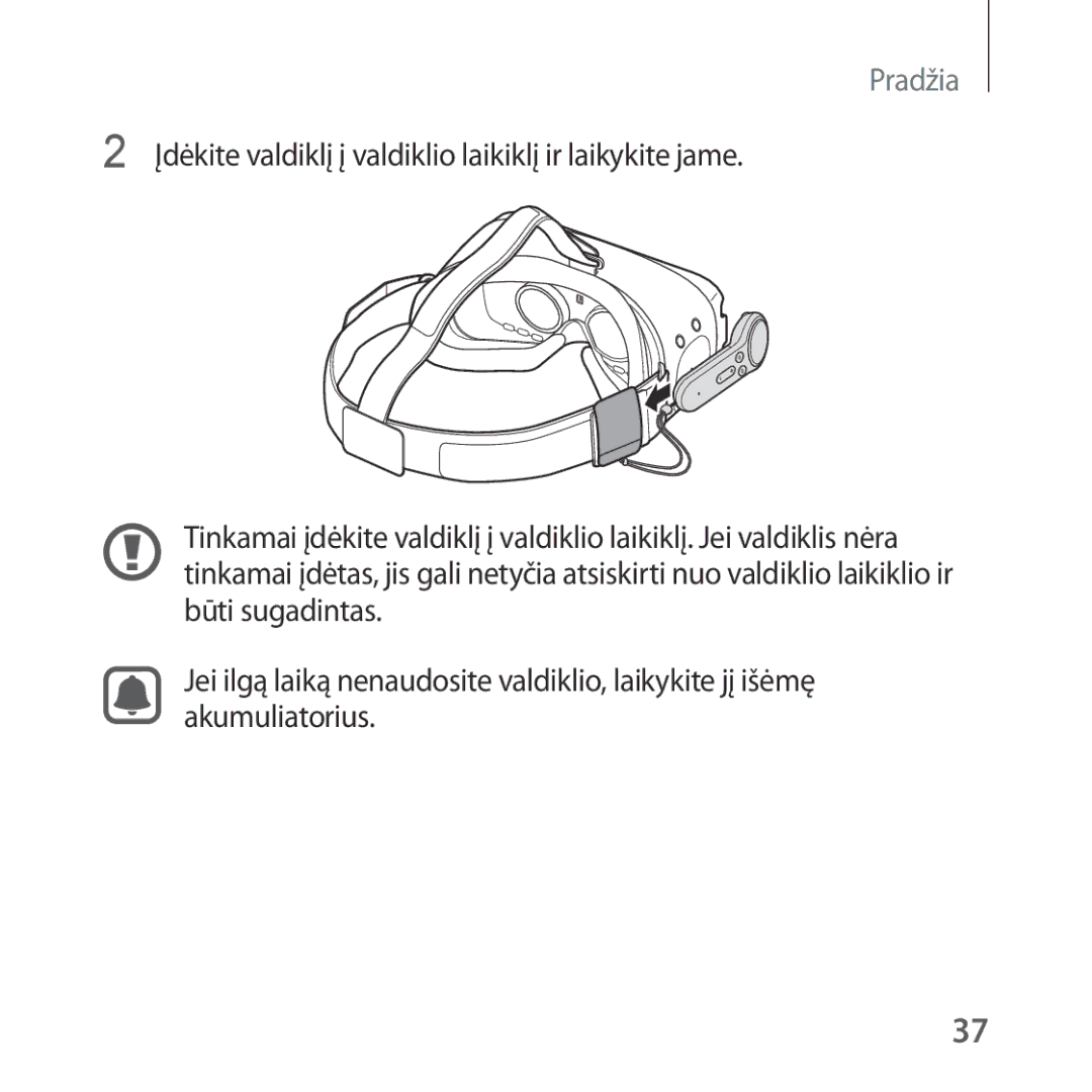 Samsung SM-R325NZVASEB manual Pradžia 