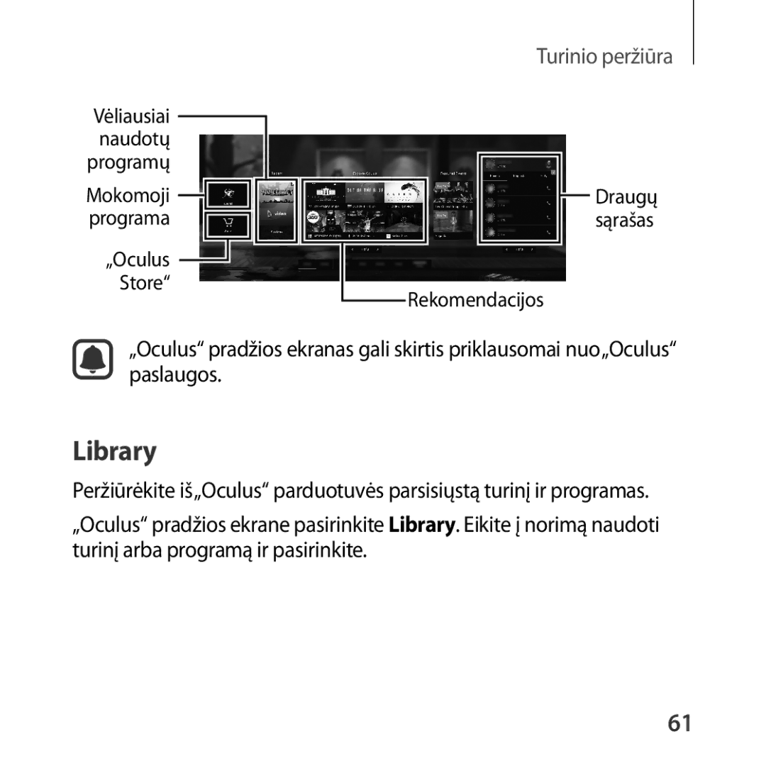 Samsung SM-R325NZVASEB manual Library, Turinio peržiūra 