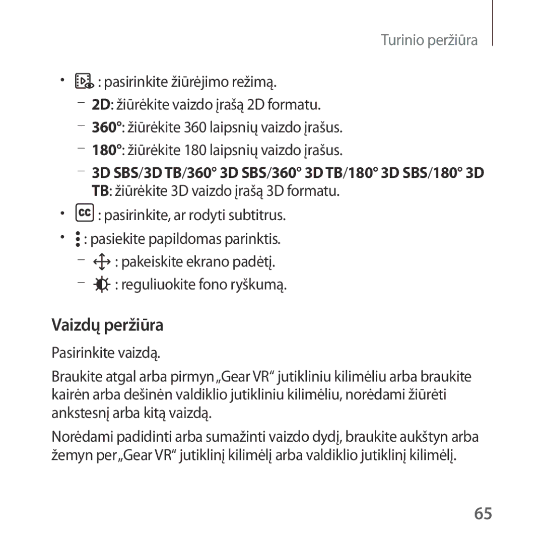 Samsung SM-R325NZVASEB manual Vaizdų peržiūra 