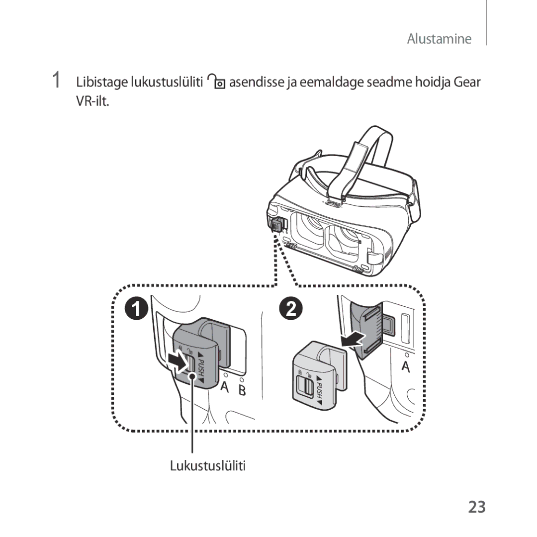 Samsung SM-R325NZVASEB manual Alustamine 